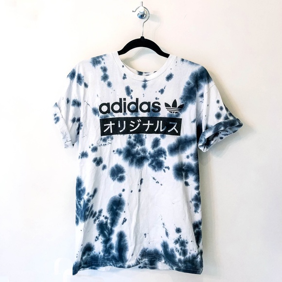 adidas Tops - Tie Dye Japanese Adidas T-Shirt